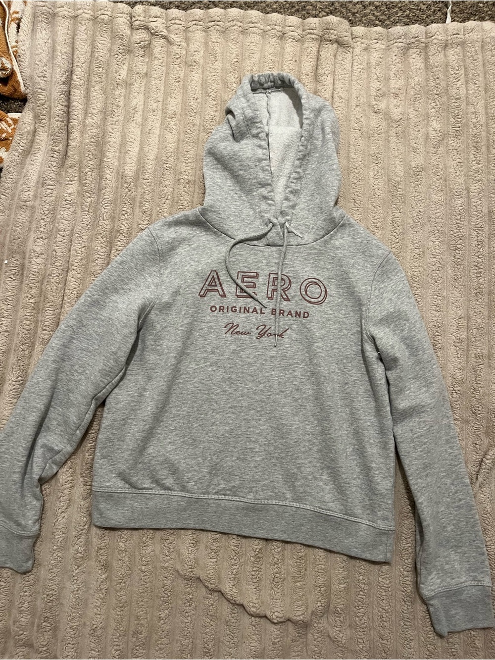 Grey Pullover Hoodie - Original Brand